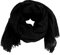 Niklarson Schal Tuch schwarz 190x100cm Damen Poncho Stola Pareo Viskose T1284
