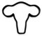 Uterus et Fallopian Tubes Emporte-pièce avec design facile à pousser (10,2 cm)
