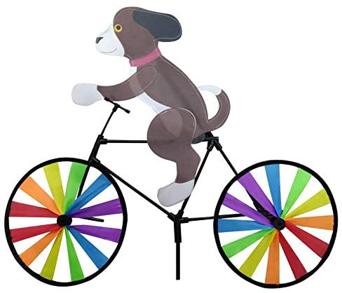 Colorful Regenbogen Garten Windmühle Drachen Fahrrad Hunde Windräder-Vogelabwehr Rasen Wind Garten Party Garten Rasen Pinwheels Wind Kites Dekoration (Mops, One Size)