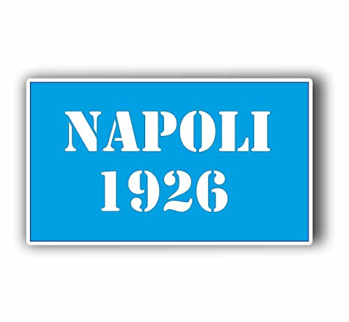 AMA SHOP ADESIVO SAGOMATO NAPOLI 1926 SUPPORTER CALCIO|Sticker per Casco,Moto, Camper,Barca| autoTuning |