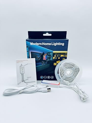 Vortex Q21-5M Wi-Fi TV striscia luminosa alimentata tramite USB 5V 5050RGBIC Magic Music Voice Control Tuya striscia di retroilluminazione intelligente