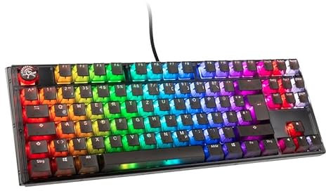 DUCKY One 3 Aura Black TKL Gaming Tastatur, RGB LED - MX-Blue