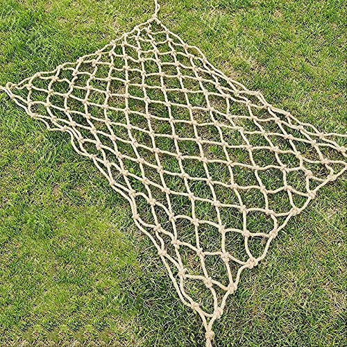 ZARBAILRE Sicherheitsnetz Kinder 3×3m, Kletternetz Kinder Outdoor Dreieckig, Verschleißfest Netzseil 3 mm Dickes 15 cm-Netz für den Außenbereich, Zaun, Klettern