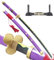 Repliksword One Piece Katana Tout en Bois Lame en Bois Katana Enma Sabre en Bois Epee Zoro Epee Meito + Support en Bois