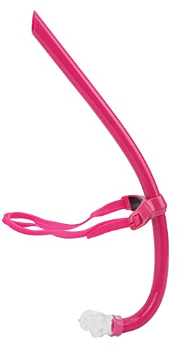 Lwuey Tuba Plongée Natation Genoux, Embout Silicone Bande Frontale Réglable Piscine Apnée Formation Eau Libre Nageur Jeunes Adultes Support Central Valve Purge Unidirectionnelle Purge à Sens Unique