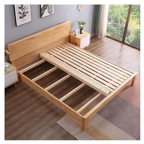 Lattenrost aus Holz mit klappbarem Rahmen, Ersatz-Matratzenstützlatten für Schlafzimmer im Innenbereich (1,2 x 2 m)