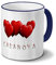 printplanet Tasse mit Namen Casanova - Motiv Herzballons - Namenstasse, Kaffeebecher, Mug, Becher, Kaffeetasse - Farbe Blau