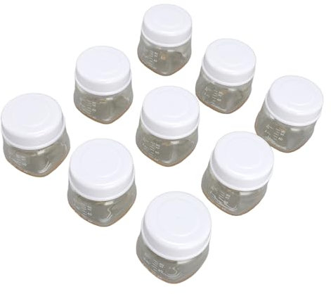 Botellas de Almacenamiento de Leche, Botellas Recolectoras de Leche Materna con Tapa a Prueba de Fugas, Fáciles de Limpiar para Extractores de Leche Eléctricos de 90 Ml