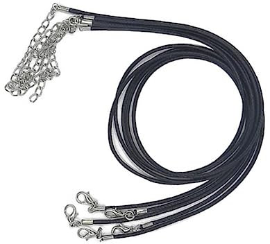 SHINEOFI 10piezas Collar De Cuerda De Cera Cordón Encerado Para Collares Con Cierre Cordón De Cuero Para Collares Para Hacer