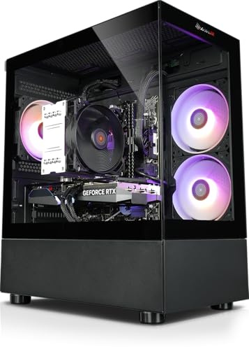 Kiebel Gaming PC Invader XS V AMD Ryzen 7 5700X, 32GB DDR4, GeForce RTX 5060 8 GB, 1TB M.2 SSD, WLAN, Bluetooth, Windows 11 [187170]