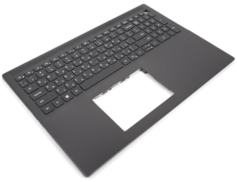 Dell Vostro 7620 Palmrest & HEBREW Backlit Keyboard - 0KPY93 + 08TT09 (JJDFN) (Renewed)
