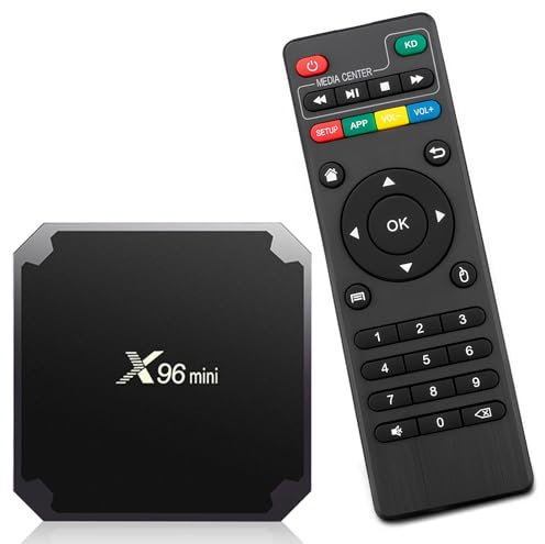 Android 11.0 TV Box, LEFFOT X96Mini 4K Ultra HD Boitier Android TV, 2GB RAM + 16GB ROM, Smart TV Box with HDR10, 2.4G & 5G WiFi 5, 100M Ethernet, S905W2 Quad Core Arm Cortex A35