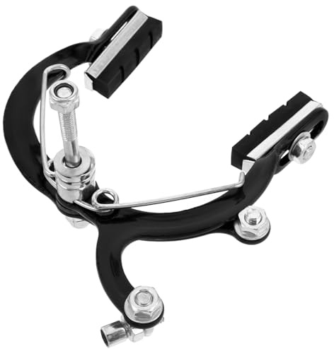 Vorderer Bremssattel für Fahrrad und Rennrad, C Bremse Schwarz Metall | Klemmstil, Einfache Montage, Vielseitige Kompatibilität, Erhöhte , Passend für Vorderrad