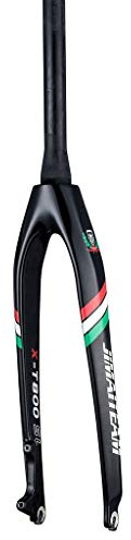 Fourche Avant de Vélo à Suspension Fourche de VTT en Fibre de Carbone 26 27,5 Et 29 Pouces 3K 1-1/8