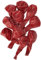 Latex-Party-Luftballons - 30 cm - Scharlachrot - 10er-Pack