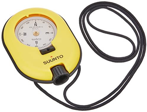 Suunto Kompass KB-20/360R G, Globale Ausrichtung, SS020419000, 6.5 cm, gelb