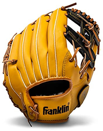Franklin Sports Baseball- und Softball-Handschuh – Field Master – Baseball- und Softball-Handschuh, Hellbraun, 27,9 cm