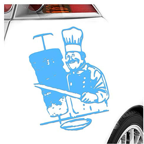 Kiwistar - Autoaufkleber - Döner Kebab Imbiss - Lichtblau - 24x17cm - Aufkleber für Auto, Laptop, Fahrrad, LKW, Motorrad mehrfarbig JDM Decal Racing