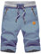 ZOXOZ Kurze Hosen Herren Shorts Sommer Freizeit Chino Stretch Kurze Hose Herren Baumwolle mit Taschen Denim Blau L