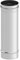Schornstein - Längenelement EW einwandig 500mm Länge und 350mm Durchmesser, 0,6mm Wandstärke, Edelstahl