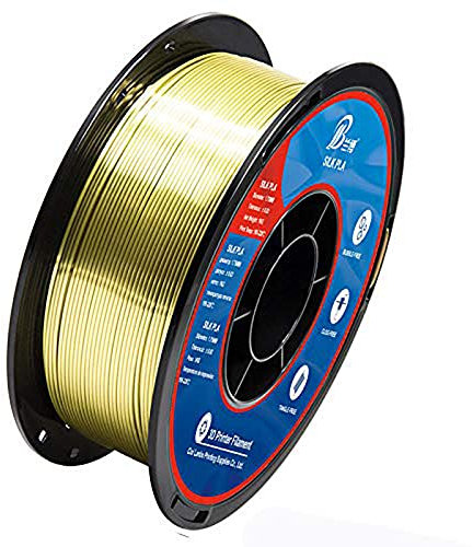 3D-Druckerfilament 1,75Mm, 3D-Drucker-Verbrauchsmaterialien, Seide-PLA-Filament 1 Kg (2,2 Lb), Glänzende Oberfläche,Bronze