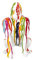 HOME DECO FACTORY The Deko-Objekt/Gorilla-Statue Origami Hocker Mehrfarbig aus Polyresin/Maße: 13,5 x 12,5 x 24 cm