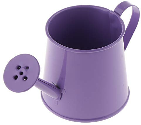 Pot de fleurs coloré style pastoral mini bonsaï arrosoir violet