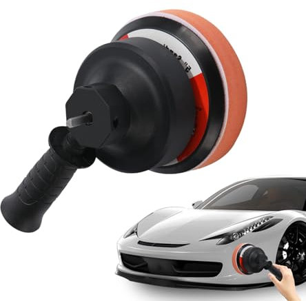 Macchina lucidatrice di auto | Macchina di lucidatura eccentrica a velocità variabile | Kit di cura per auto rotanti tranquilli, kit di macchine per tampone per graffi rimozione di ceretta per lucidat