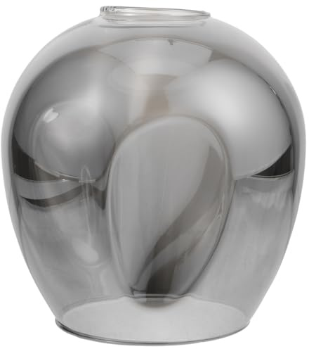Pendelleuchte Glas Lampenschirm Hängelampe Glas Lampenschirm e14: grau Lampenschirm Ersatzglas Lampe Kristalllampe Tischdeko für Haushalt Küche und Bad Wohnzimmer Garten Büro