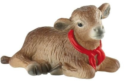 Bullyland 62321 - Spielfigur Alpenkalb Nina, ca. 6,5 cm große Tierfigur, detailgetreu, PVC-frei, ideal als kleines Geschenk für Kinder ab 3 Jahren