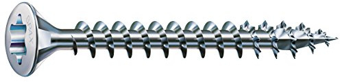 SPAX - Universalschraube, 3,0 x 16 mm, 1000 Stück, Linsensenkkopf, T-STAR plus, 4CUT, Vollgewinde, Galvanisch blank verzinkt A2J - 0621010350165