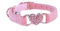 PET Palace ® Queenie Cat (rose) le velours mou de peluche et le collier de sécurité de chat orné de bijoux pour les monarques moggy plus le jouet de la souris mignonne GRATUIT