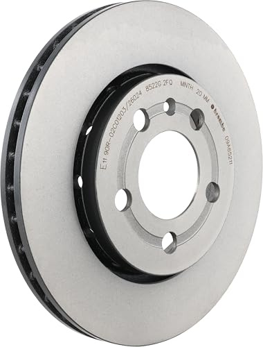 Brembo 09.A652.11 UV Coated vented Rear Brake Rotor AUDI/SEAT/SKODA/VW/VW (FAW) OE# 8N0615601B