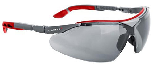 Pfanner Schutzbrille Nexus, Polycarbonat (PC), Kratzfest, UV 400, Klassisch, Unisex, Vollrand, Dark