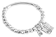 UNO DE 50 Bracelet of Alloy of Metal Plated in Silver of Sterling .- Min Perimeter 16,5