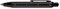 TROIKA ZIMMERMANN 5,6 BLEISTIFT- PEN56/BK -Fallminen-Stift (5,6 mm HB-Mine) - Zentimeter-/Zoll-Lineal - 1:20m/1:50 m Skala - Anspitzer - Messing - lackiert - schwarz - das Original von TROIKA