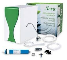 Hidro Water RO-0240-01 Osmosis Inversa Compacta Nora Sin Bomba, Blanco y Verde