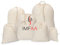 IMFAA Pack of 10 Natural Cotton Drawstring Muslin,Sack,Stocking,Storage,Laundry,shopping Bags (10, X Large(50x75) CM)