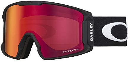 Oakley Line Miner Snow Goggle (Matte Black Frame/Prizm Torch Iridium Lens) with Large Goggle Soft Case