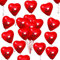 50 Pièces Rouges Amour Cœur des ballons rouge Cœur des ballons pour la Saint Valentin mariage anniversaire fiançailles anniversaire jardin Graduation bal fête décoration romantique décoration