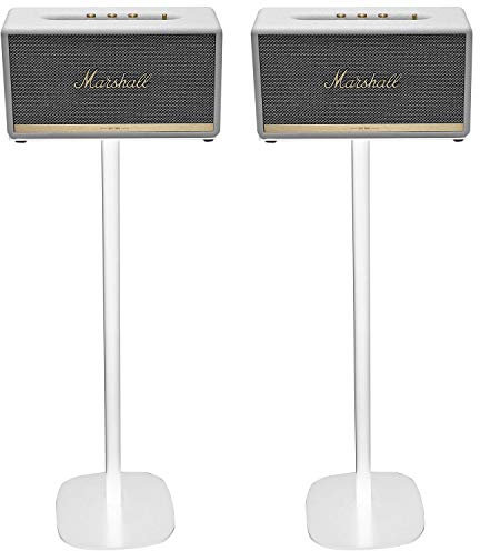 Pied d'enceinte Marshall Stanmore Blanc Couple - Compatible avec Marshall Stanmore