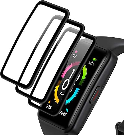 SeNool [3 Pezzi Pellicola Protettiva Compatibile con Honor Band 6/Huawei Band 6, [Copertura completa 3D, Anti-Bolla, Ultra-Clear] Pellicola Schermo per Honor Band 6/Huawei Band 6