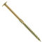Vis bois Torx à tête bombée D.5 x 120 mm - Zingué jaune - Boîte de 100 pcs