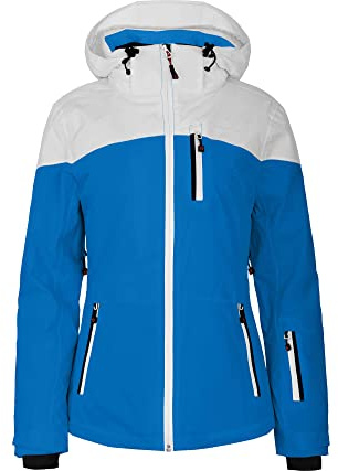 Bergson NUOLJA | Damen Skijacke - Sportliche Damen Skijacke mit Supra-Tex 20.000 Membran, Normal-/Kurzgrößen, 100% wasserdicht (20.000 mm Wassersäule) & verschweißte Nähte, Winddicht & höchste Atmung