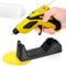 VDSTAR Pistola per colla a caldo con 30 bastoncini di colla, senza fili, con batteria al litio da 2200 mAh, interruttore on/off per riparazioni rapide a casa, arte, artigianato, fai da te (Giallo B)