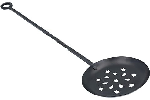 AB Tools Tostado torcido lazo del asador de la castaña del fuego de la hornilla de madera del metal 600m m