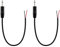 Greluma 2 piezas enchufe macho de 3.5 mm a extremo abierto de cable pelado, conector de enchufe mono de 2 polos TS de 25 cm de 1/8 para reparación de cable de audio