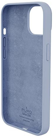 Puro Schutzhülle aus Silikon, kompatibel mit Apple iPhone 14, Hellblau