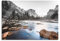 Pixxprint Glasbild, Wandbild aus Echtglas, National Park California, 60x40 cm, inkl. Aufhängung und Abstandshalter