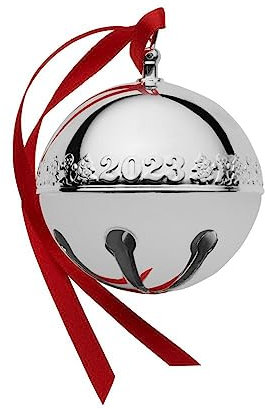 Wallace 2023 Silver Plated Sleigh Bell Ornament, 53rd Edition